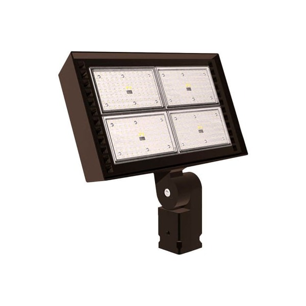 Hubbell Lighting Hubbell Outdoor Ratio LED Floodlight, 30000L, 265W, 40K, Wide Dist, Knuckle Mt, 120-277v RFL5-265-4K-K - main
